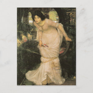 Cartão Postal A Senhora de Shalott - John William Waterhouse