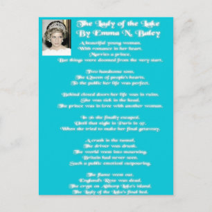 Cartão Postal A Senhora do Lago