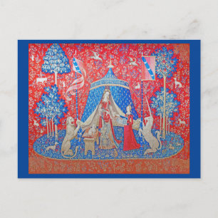 Cartão Postal A Senhora e o Unicórnio / A Mon Seul Desir