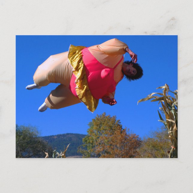 Cartão Postal A Senhora Gorda Bounces (Frente)