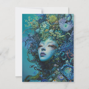 Cartão Postal A Sereia do Oceano