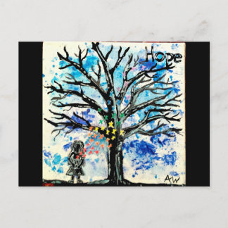 Cartão Postal A Série Árvore: Esperança