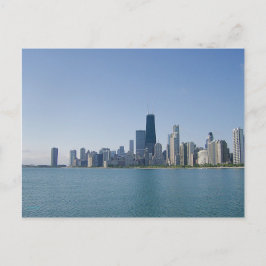 Cartão Postal A silhueta de Chicago