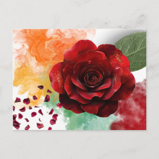 Cartão Postal A Soft Bloom Inspirational Postcard