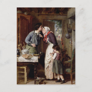Cartão Postal A Son's Devotion, 1868 (petróleo na canvas)