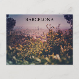 CARTÃO POSTAL À TARDE EM BARCELONA