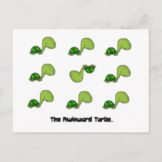 Cartão Postal A Tartaruga Desajeitada