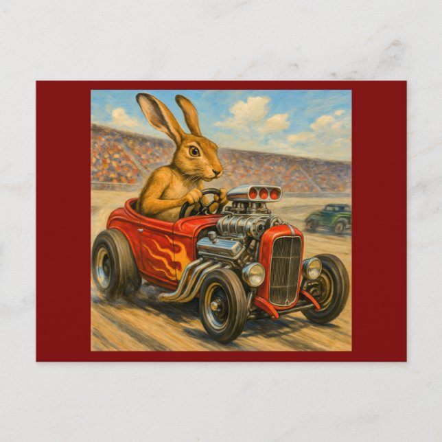 Cartão Postal A Tartaruga E A Lebre Voltaram (Frente)