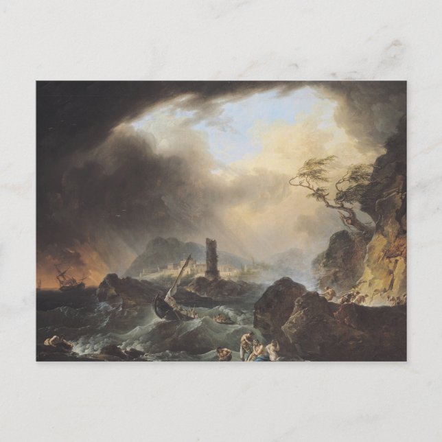 Cartão Postal A Tempestade (Frente)