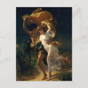 Cartão Postal A Tempestade de Pierre Auguste Cot (1880)