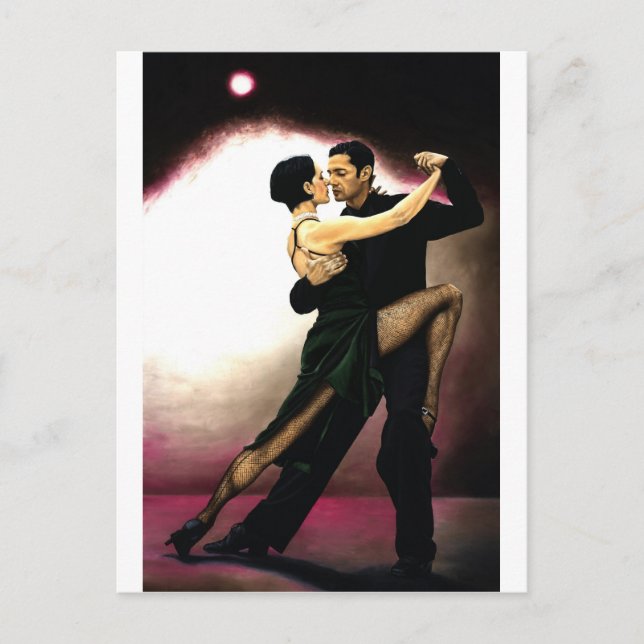 Cartão Postal A tentação de Tango (Frente)