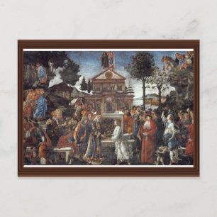 Cartão Postal A Tentação Do Cristo Por Botticelli Sandro
