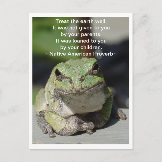 Cartão Postal A Terra (Frente)