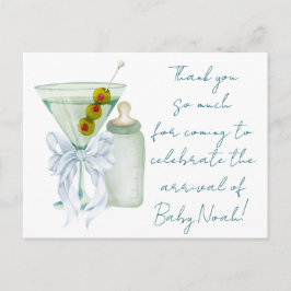 Cartão Postal A Tini Baby Boy Thank You Post Card