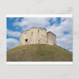 Cartão Postal A Torre de Clifford no prédio histórico de York.