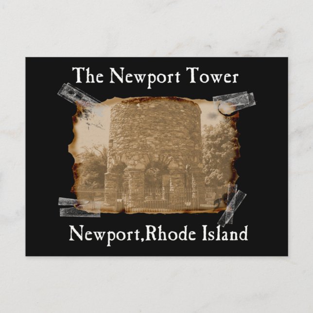 Cartão Postal a torre de newport (Frente)