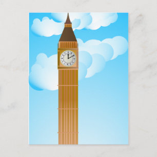 Cartão Postal A torre do relógio & Big Ben