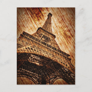 Cartão Postal A Torre Eiffel