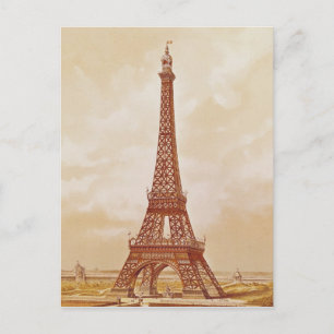 Cartão Postal A Torre Eiffel, 1889
