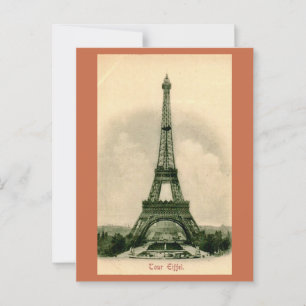Cartão Postal A Torre Eiffel da França
