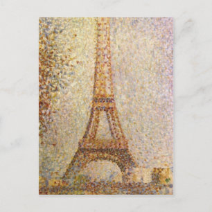 Cartão Postal A Torre Eiffel de Georges Seurat