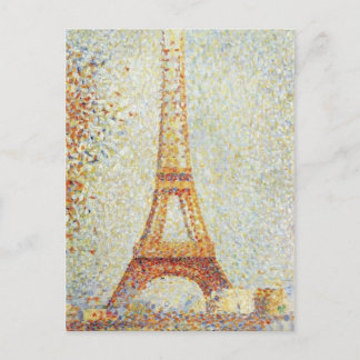 Cartão Postal A Torre Eiffel de Georges Seurat