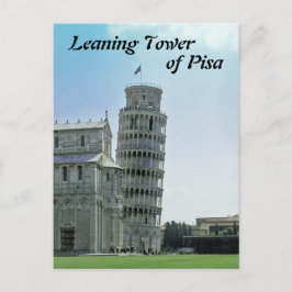 Cartão Postal A Torre Mentira de Pisa