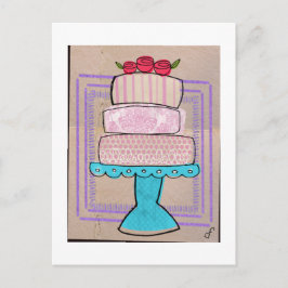 Cartão Postal A Torre Pastel Padronizada