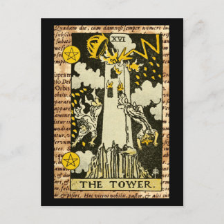 Cartão Postal A Torre Tarot