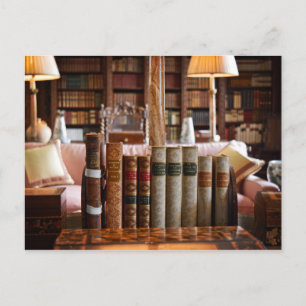 Cartão Postal A Tranquilidade da Biblioteca
