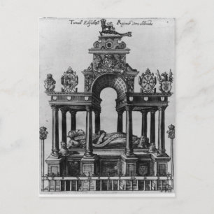 Cartão Postal A Tumba de Elizabeth I, 1620
