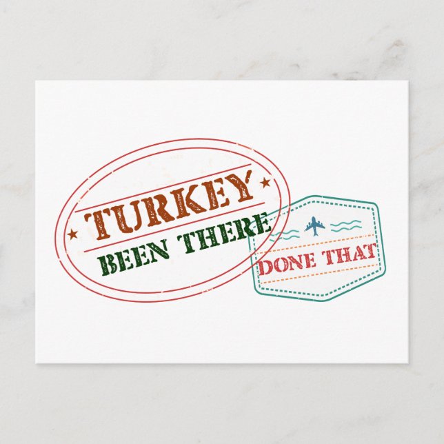 Cartão Postal A Turquia Foi Lá Que O Fez (Frente)