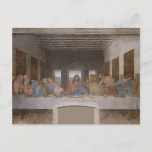 Cartão Postal A Última Ceia de Leonardo da Vinci