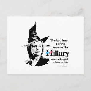 Cartão Postal A última vez que vi uma mulher como a Hillary