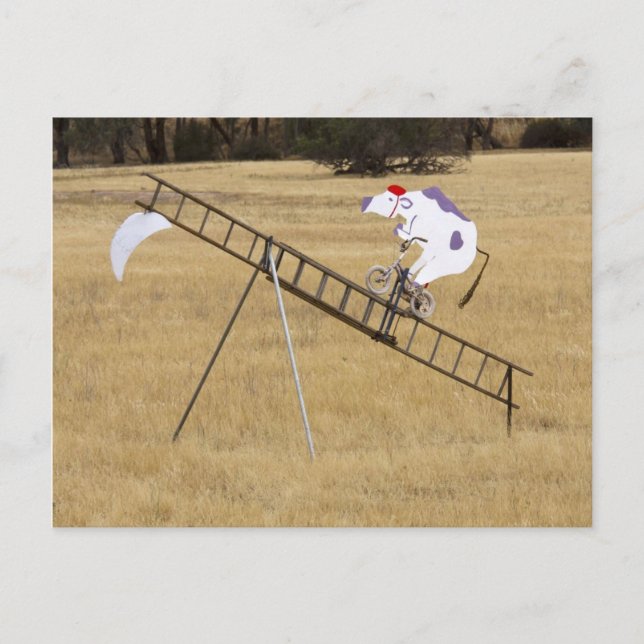 Cartão Postal A Vaca Saltou Sobre A Lua (Frente)