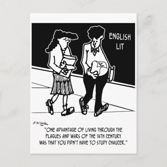 Cartão Postal A Vantagem da Peste (Frente)