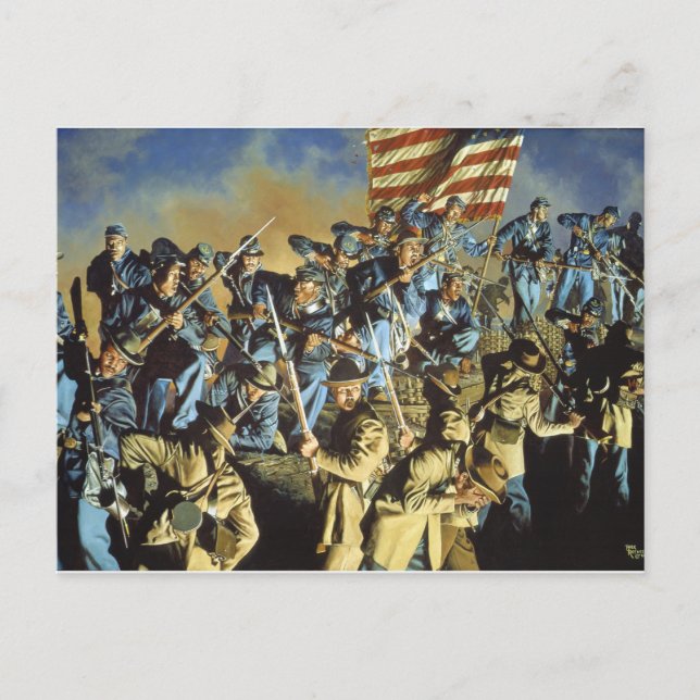 Cartão Postal A velha bandeira nunca tocou no chão (Frente)