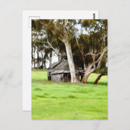 Cartão Postal A Velha barraca De Madeira