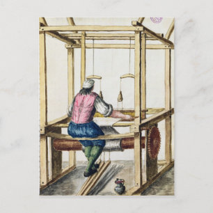 Cartão Postal A Venetian Weaver