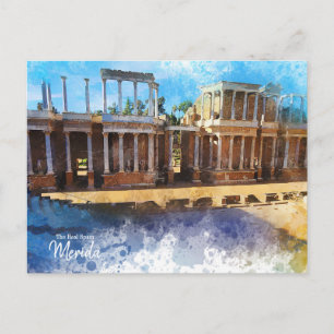 Cartão Postal A verdadeira Espanha Merida