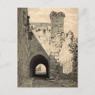 Cartão Postal A Via Dolorosa em Jerusalém