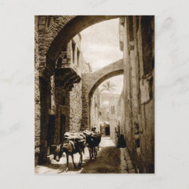 Cartão Postal A Via Dolorosa em Jerusalém
