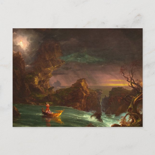 Cartão Postal A Viagem da Vida, a Moradia de Thomas Cole (Frente)