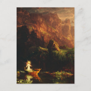 Cartão Postal A Viagem da Vida Infância por Thomas Cole