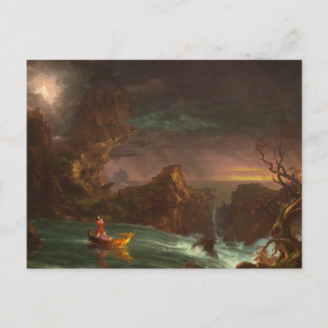 Cartão Postal A Viagem da Vida: Moradia de Thomas Cole Postcar (Frente)