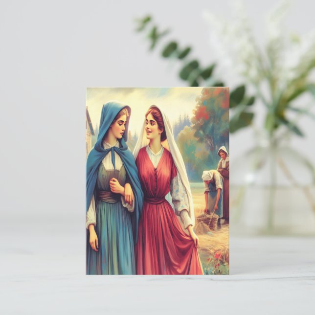 Cartão Postal A Viagem Fiel do Amor de Ruth (Em pé/Frente)