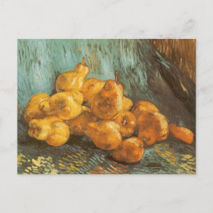 Cartão Postal A vida com o Quince Pears de Vincent van Gogh