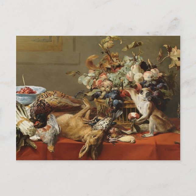 Cartão Postal A vida de Frans Snyders (Frente)