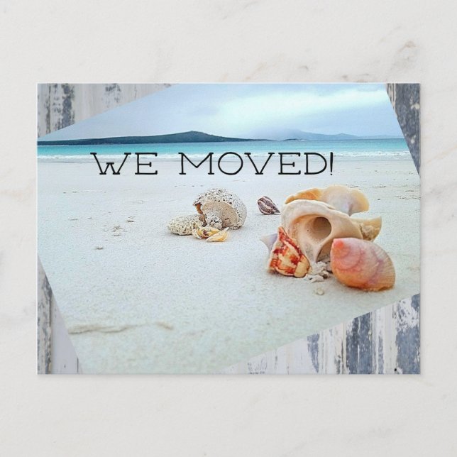 Cartão Postal A vida é apenas uma praia (Frente)