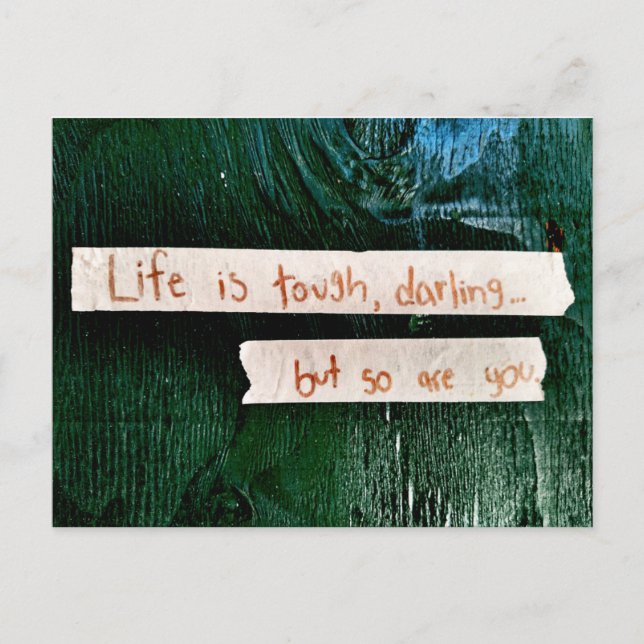 Cartão Postal A Vida É Dura (Frente)